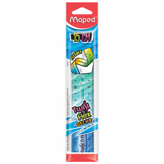 Линейка пластик 15 см, гибкая, MAPED (Франция) &laquo;Twist'n Flex Patterns&raquo;, ассорти, 279115