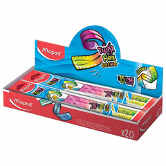 Линейка пластик 15 см, гибкая, MAPED (Франция) &laquo;Twist'n Flex Patterns&raquo;, ассорти, 279115