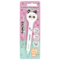 Корректирующая лента FUNSTER (ФАНСТЕР) &laquo;Милые зверята&raquo;, 5 мм x 6 м, ассорти, в блистере, 273982
