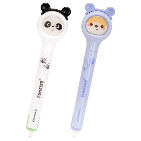 Корректирующая лента FUNSTER "Милые зверята" 5ммx6м, комплект из 2шт. на блистере, 273983