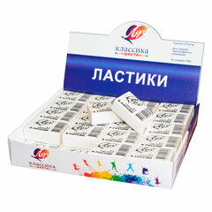 Ластик ЛУЧ &laquo;Классика&raquo; К3, 31&times;22&times;12 мм, белый, прямоугольный, 31С 1989-08