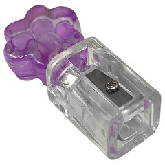 Точилка фигурная &laquo;Лапка&raquo;, стеклянная серия, пластиковая, корпус ассорти, дисплей, CNT, 75067