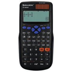 Калькулятор инженерный BRAUBERG SC-82ESP (165&times;84 мм), 252 функции, 10+2 разрядов, двойное питание, 273996