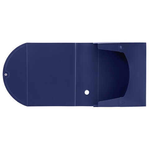 Короб архивный 330х245х120 мм, пластик, разборный, до 1200 листов, синий, 0,9 мм, STAFF, 274002 - фото 3