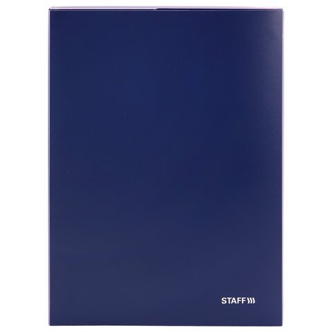Короб архивный 330х245х120 мм, пластик, разборный, до 1200 листов, синий, 0,9 мм, STAFF, 274002 - фото 2