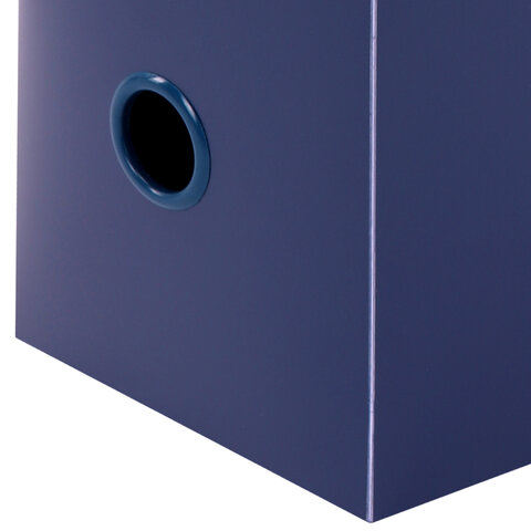 Короб архивный 330х245х120 мм, пластик, разборный, до 1200 листов, синий, 0,9 мм, STAFF, 274002 - фото 8