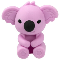 Ластик-топпер для карандаша FUNSTER (ФАНСТЕР) &laquo;КОАЛЫ&raquo;, НАБОР 3 штуки, пастельные цвета ассорти, блистер, 274013