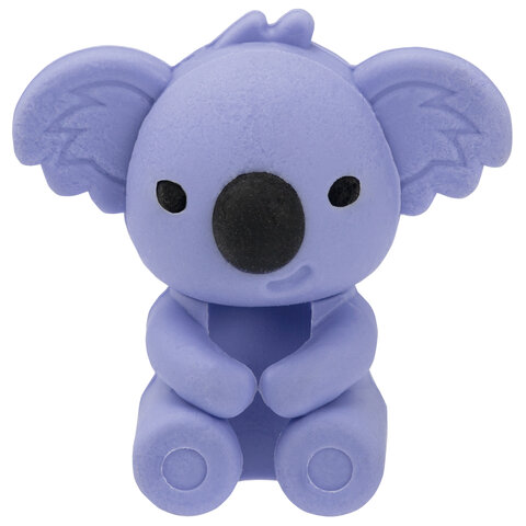 Ластик-топпер для карандаша FUNSTER (ФАНСТЕР) "КОАЛЫ", НАБОР 3 штуки, пастельные цвета ассорти, блистер, 274013 - фото 4