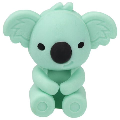 Ластик-топпер для карандаша FUNSTER (ФАНСТЕР) "КОАЛЫ", НАБОР 3 штуки, пастельные цвета ассорти, блистер, 274013 - фото 5