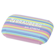 Ластик BRAUBERG &laquo;PASTEL STRIPES&raquo;, 45&times;24&times;10 мм, пастельные цвета ассорти, 274014