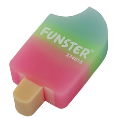 Ластик фигурный FUNSTER (ФАНСТЕР) &laquo;АЙСКРИМ&raquo;, 55&times;29&times;12 мм, цвета ассорти, экологичный ПВХ, пакет, 274015