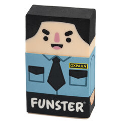 Ластик изменяющийся FUNSTER (ФАНСТЕР) &laquo;ЛЫСЫЙ МЭН&raquo;, 50&times;30&times;12 мм, картонный держатель, ассорти, 274022