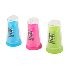 Точилка BRUNO VISCONTI &laquo;МОНСТРИКИ&raquo;, с контейнером, 1 отверстие, пластиковая, ассорти, 35-0071