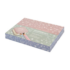 Точилка BRUNO VISCONTI &laquo;FLOWER PASTILA&raquo;, с контейнером, 2 отверстия, пластиковая, ассорти, 35-0072