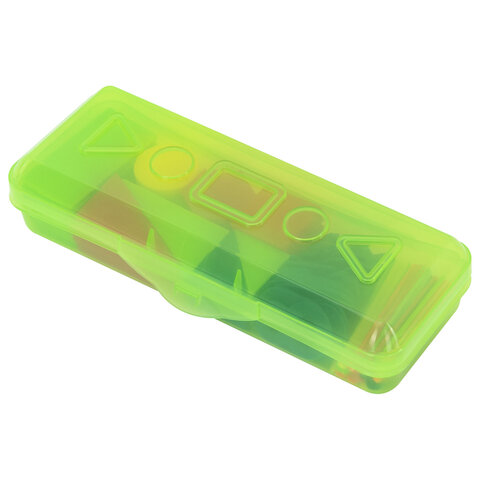 Набор счетных материалов мозаика, пенал, 132 элемента, ЮНЛАНДИЯ, 274055