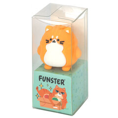 Точилка фигурная FUNSTER (ФАНСТЕР) &laquo;Пухлый кот&raquo;, 1 отверстие, ассорти, в дисплее, 274056