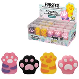 Точилка фигурная FUNSTER (ФАНСТЕР) "Лапка 1", 1 отверстие, ассорти, в дисплее, 274058