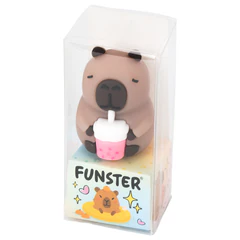 Точилка фигурная FUNSTER (ФАНСТЕР) &laquo;Капибара&raquo;, 1 отверстие, ассорти, в дисплее, 274059