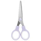 Ножницы BRAUBERG KIDS 130 мм, ручки лавандовые, закругленные лезвия с линейкой, 274061