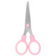 Ножницы BRAUBERG KIDS 130 мм, ручки розовые, закругленные лезвия с линейкой, 274063