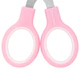 Ножницы BRAUBERG KIDS 130 мм, ручки розовые, закругленные лезвия с линейкой, 274063