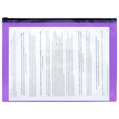 Папка-конверт на молнии А4 (230&times;333 мм), ПВХ, цвет ассорти/<wbr/>прозрачная, 0,15 мм, STAFF, 274076