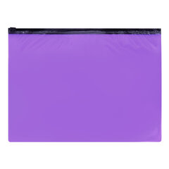 Папка-конверт на молнии МАЛОГО ФОРМАТА (180&times;250 мм), А5, цвет ассорти/<wbr/>прозрачная, 0,15 мм, STAFF, 274077