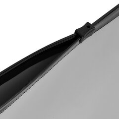 Папка-конверт СЕКЬЮРИТИ на молнии А4 (230&times;333 мм), ПВХ, непрозрачная, серая, STAFF, 274078