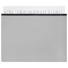 Папка-конверт СЕКЬЮРИТИ на молнии А4 (230&times;333 мм), ПВХ, непрозрачная, серая, STAFF, 274078