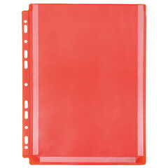 Папки-файлы с перфорацией БОЛЬШОЙ ВМЕСТИМОСТИ до 250 листов, ЦВЕТНЫЕ, А4, КОМПЛЕКТ 5 шт., STAFF, 274081