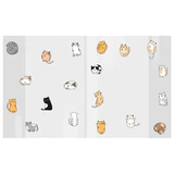 Обложки "CATS" для тетрадей и дневников, КОМПЛЕКТ 10 шт., ПЛОТНЫЕ, 210х350 мм, 110 мкм, FUNSTER (ФАНСТЕР), 274085