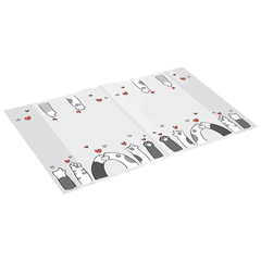 Обложки "PAWS" для тетрадей и дневников, КОМПЛЕКТ 10 шт., ПЛОТНЫЕ, 210х350 мм, 110 мкм, FUNSTER (ФАНСТЕР), 274086