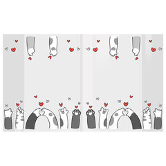 Обложки "PAWS" для тетрадей и дневников, КОМПЛЕКТ 10 шт., ПЛОТНЫЕ, 210х350 мм, 110 мкм, FUNSTER (ФАНСТЕР), 274086