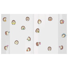 Обложки "HEDGEHOGS" для тетрадей и дневников, КОМПЛЕКТ 10 шт., ПЛОТНЫЕ, 210х350 мм, 110 мкм, FUNSTER (ФАНСТЕР), 274088