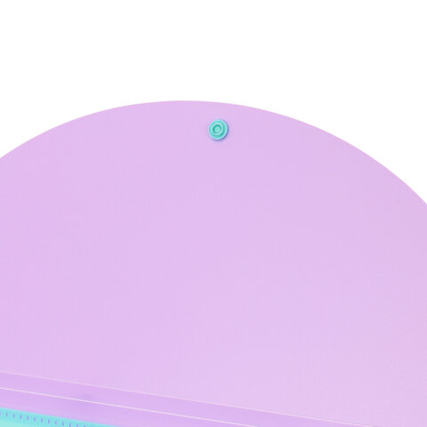 Папка-органайзер конверт на кнопке 6 отделений, BRAUBERG "Extra", A4, голубая с лиловым, 274104 - фото 5