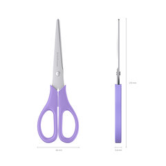 Ножницы ERICH KRAUSE &laquo;EasyCut Pastel&raquo; 170 мм, цвет ассорти, в картонной упаковке с европодвесом, 60875