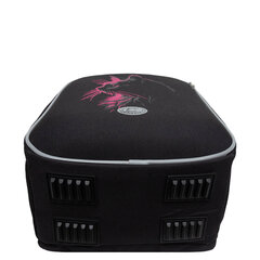 Ранец GRIZZLY анатомическая спинка, 2 отделения, для девочек, "SPARKLING CAT", 37х26х16 см, RAw-594-4/1