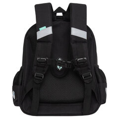 Ранец GRIZZLY анатомическая спинка, c брелоком, для девочек, "I'M HERE", 36х28х20 см, RAz-586-6/1