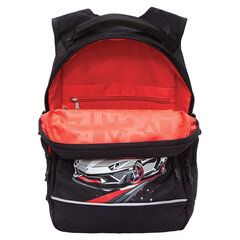 Рюкзак GRIZZLY школьный, анатомическая спинка, 2 отделения, для мальчиков, &laquo;YOUR ROUTE&raquo;, 25&times;40&times;22 см, RB-550-1/<wbr/>2