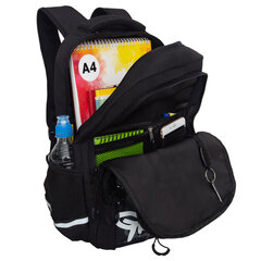 Рюкзак GRIZZLY школьный, анатомическая спинка, 2 отделения, для мальчиков, &laquo;BREAK DOWN&raquo;, 39&times;28&times;20 см, RB-554-7/<wbr/>4