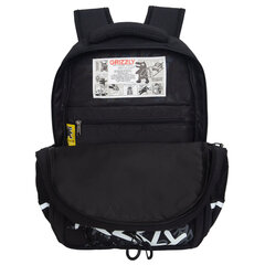 Рюкзак GRIZZLY школьный, анатомическая спинка, 2 отделения, для мальчиков, &laquo;BREAK DOWN&raquo;, 39&times;28&times;20 см, RB-554-7/<wbr/>4