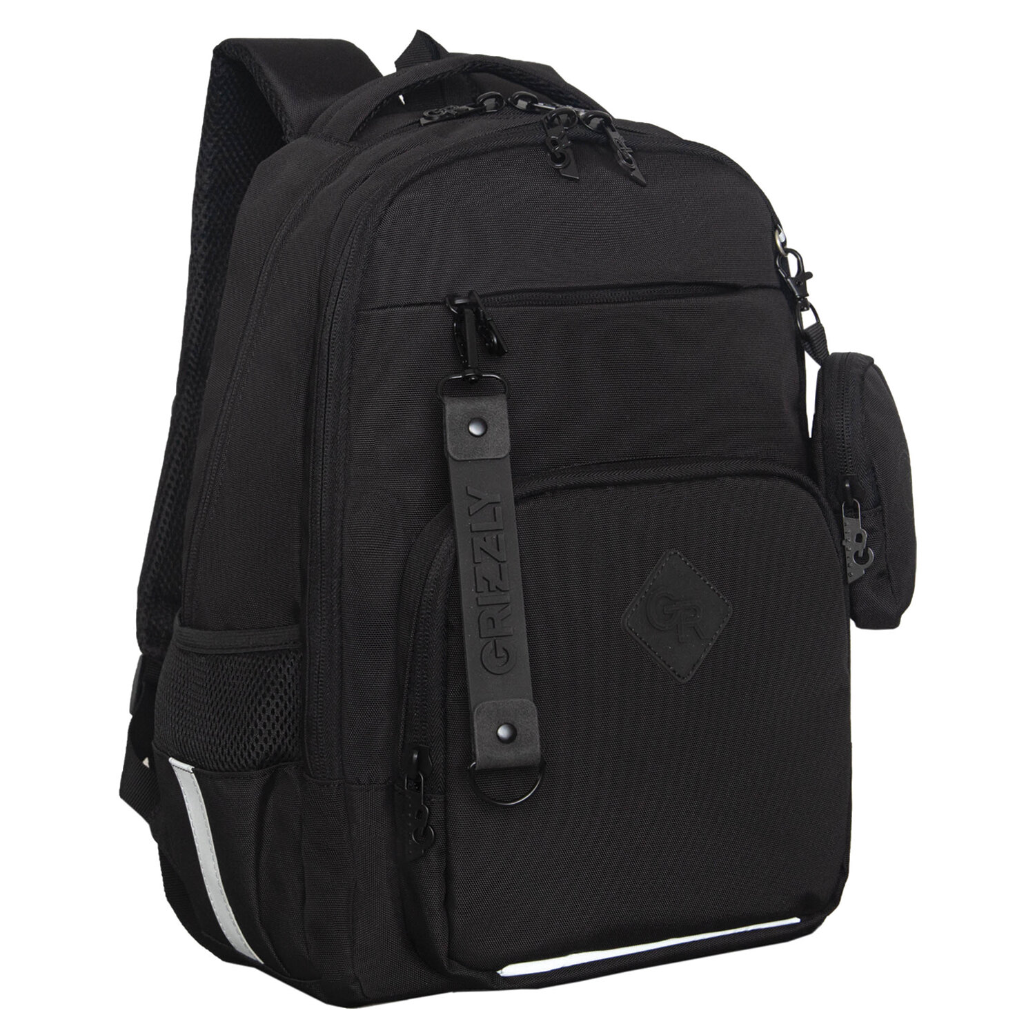 Рюкзак GRIZZLY школьный, анатомическая спинка, 2 отделения, для мальчиков, "TENACITY", 40х27х16 см, RB-559-1/1