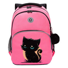 Рюкзак GRIZZLY школьный, анатомическая спинка, 2 отделения, для девочек, &laquo;FORTUNE&raquo;, розовый, 40&times;27&times;20 см, RG-560-4/<wbr/>2