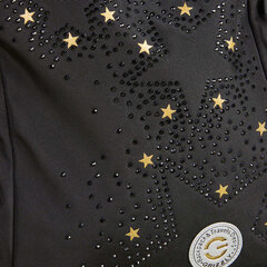 Рюкзак GRIZZLY школьный, анатомическая спинка, 3 отделения, для девочек, &laquo;GOLDEN&BLACK&raquo;, 40&times;27&times;20 см, RG-561-2/<wbr/>1