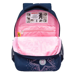 Рюкзак GRIZZLY школьный, анатомическая спинка, 3 отделения, для девочек, &laquo;BE BRIGHT&raquo;, 40&times;27&times;20 см, RG-561-2/<wbr/>3