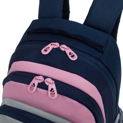 Рюкзак GRIZZLY школьный, укрепленная спинка, 3 отделения, для девочек, &laquo;MOORFECT&raquo;, фиолетовый, 39&times;30&times;20 см, RG-562-2/<wbr/>4