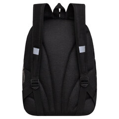 Рюкзак GRIZZLY школьный, анатомическая спинка, 2 отделения, для девочек, &laquo;GRAFIC MEOW&raquo;, 38&times;28&times;18 см, RG-563-11/<wbr/>1