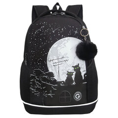 Рюкзак GRIZZLY школьный, анатомическая спинка, 2 отделения, для девочек, &laquo;EYES ON YOU&raquo;, 38&times;28&times;18 см, RG-563-7/<wbr/>1