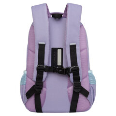 Рюкзак GRIZZLY школьный, анатомическая спинка, 2 отделения, для девочек, &laquo;CATCAO&raquo;, лавандовый, 40&times;25&times;13 см, RG-564-2/<wbr/>3