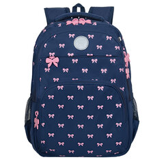 Рюкзак GRIZZLY школьный, анатомическая спинка, 2 отделения, для девочек, &laquo;PINK BOWS&raquo;, 39&times;30&times;20 см, RG-568-2/<wbr/>3
